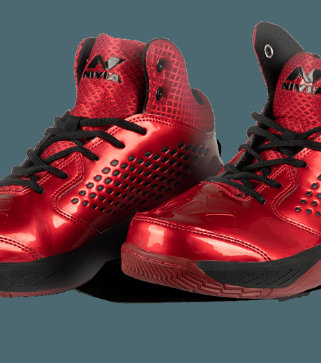 Nivia Warrior-1 Basketball Shoes | KIBI Sports - crop-closeup