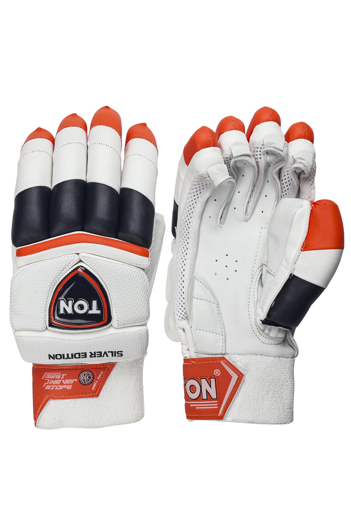 Ton Silver Edition Cricket Gloves | KIBI Sports