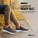 Flexcush Men Walking Shoes - Grey