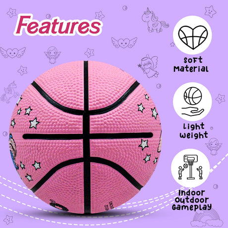 Synco Little Champ Basketball (Size-1) Pink