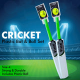 CRICKET PLASTIC BAT & BALL SET VX-444