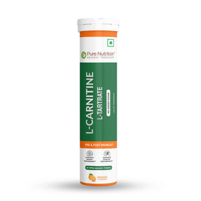 L-Carnitine L-Tartrate Effervescent Tablets  Fat Metabolism & Energy - Nutrition by Pure Nutrition