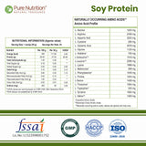 Soy Protein Isolate Powder 1kg  90% Protein | Unflavored, Pure & Complete