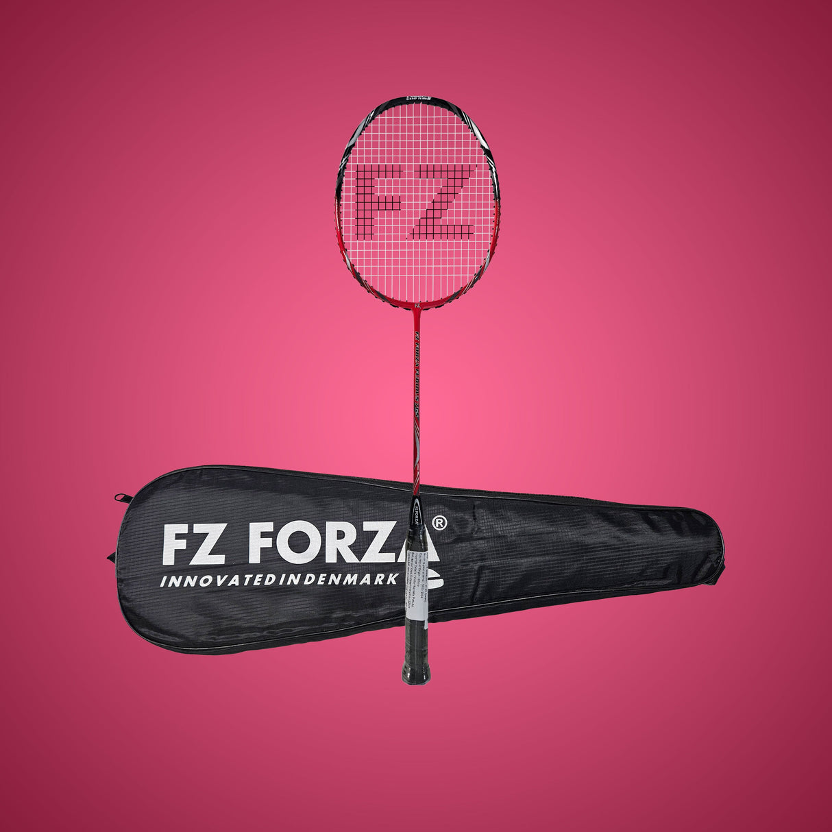 Furious 76 S Strung Badminton Racket (Chinese Red)