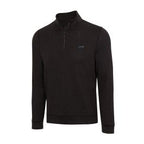 Greg Norman Men’s Cozy Shark Quarter Zip Pullover - Black