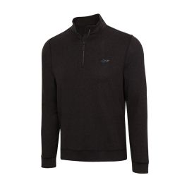 Greg Norman Men’s Cozy Shark Quarter Zip Pullover - Black