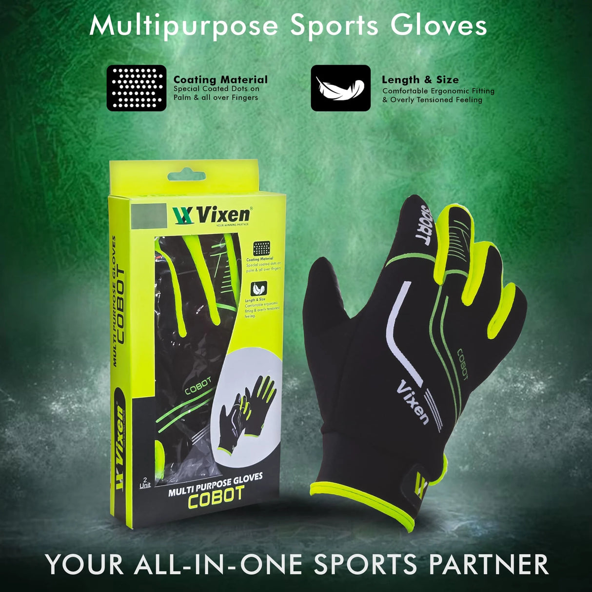 VIXEN MULTIPURPOSE GLOVES COBOT