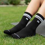 The Sock Street Sports Running Crew Socks Alpine Pack of 3