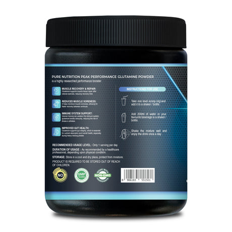 L-Glutamine Powder 100g Muscle Recovery, Endurance & Gut Health