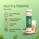 Glutathione 600mg with Vitamin C & Saffron  15 Effervescent Skin Glow Tablets