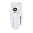 J Lindeberg Men’s Ron Leather Golf Glove - Left Hand - White
