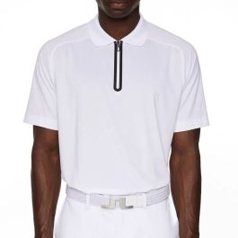 J Lindeberg Men's Nero Golf Polo - White