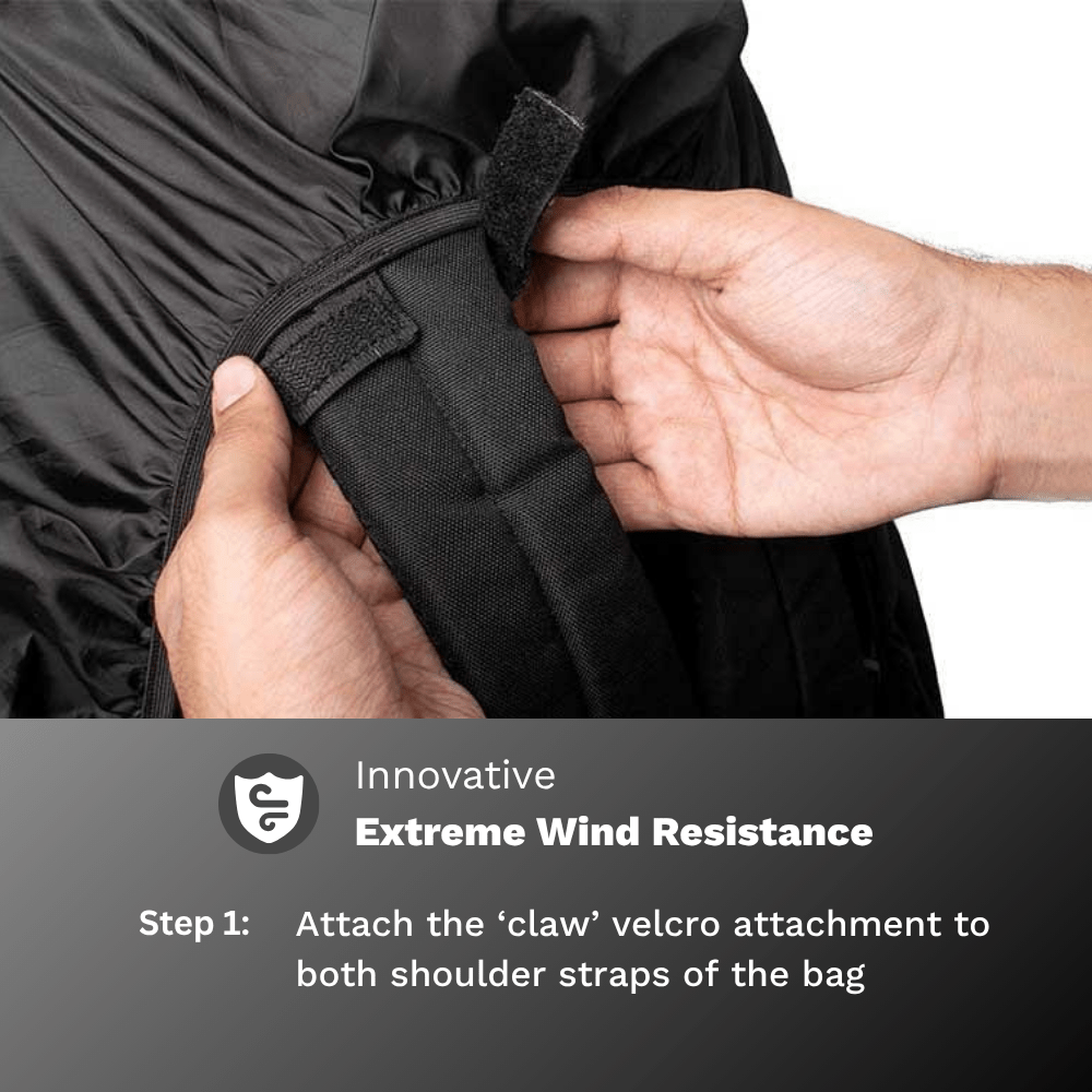GODS Rain Cover for Backpacks (20L-35L) |  All-Weather Raincover, Waterproof, Wind-Resistant, No-Sti | Road Gods