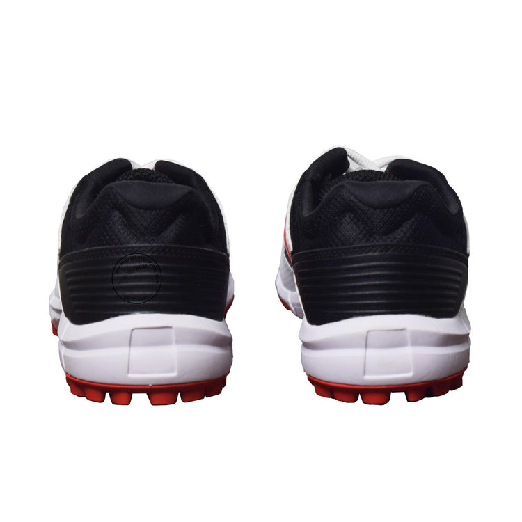 Gray Nicolls Velocity 4.0 Rubber White Red Cricket Shoes