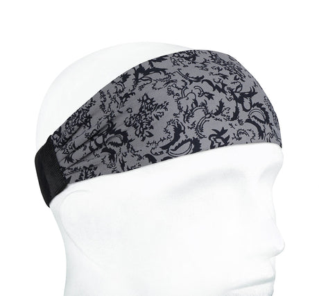 Sports Headband For Men and Women (Grey Pattern)