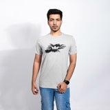 Grunge Crown Men's Grey Tshirt - Gods Exclusive Collection