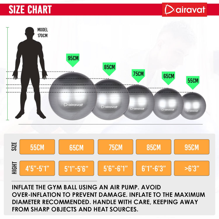 ANTI BURST GYM BALL 4504