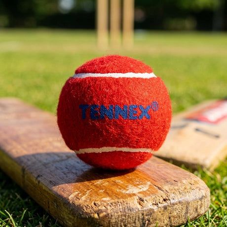 Cricket Tennis Ball Hard/Heavy Weight (Pack of 12) - Overarm Bowling | Tennex