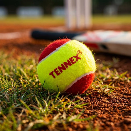 Cricket Tennis Ball Hard/Heavy Weight (Pack of 12) - Overarm Bowling | Tennex