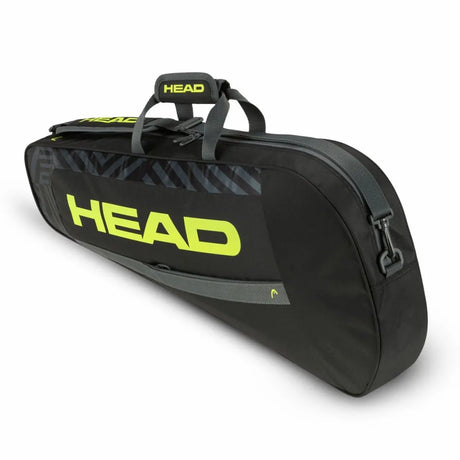 Head Base 2023 S Tennis Kit Bag (Black/Neon Yellow) | Noah Sports