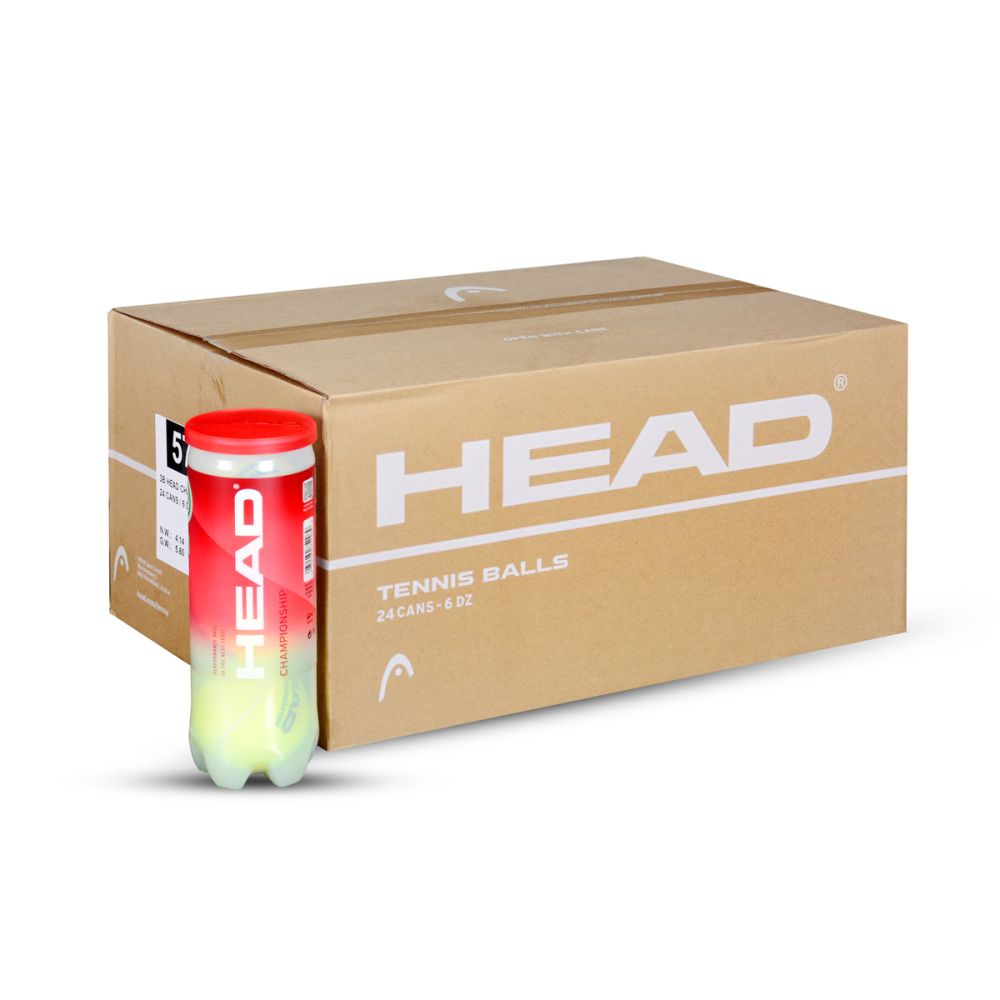 Head Championship Tennis Ball Carton (72 Balls)