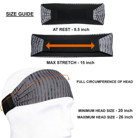 Sports Headband For Men and Women (Hearts)