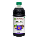 Her Care Women's Wellness Juice Shatavari, Ashoka & Blue Lotus Herbal Blend - Nutrition by Pure Nutrition