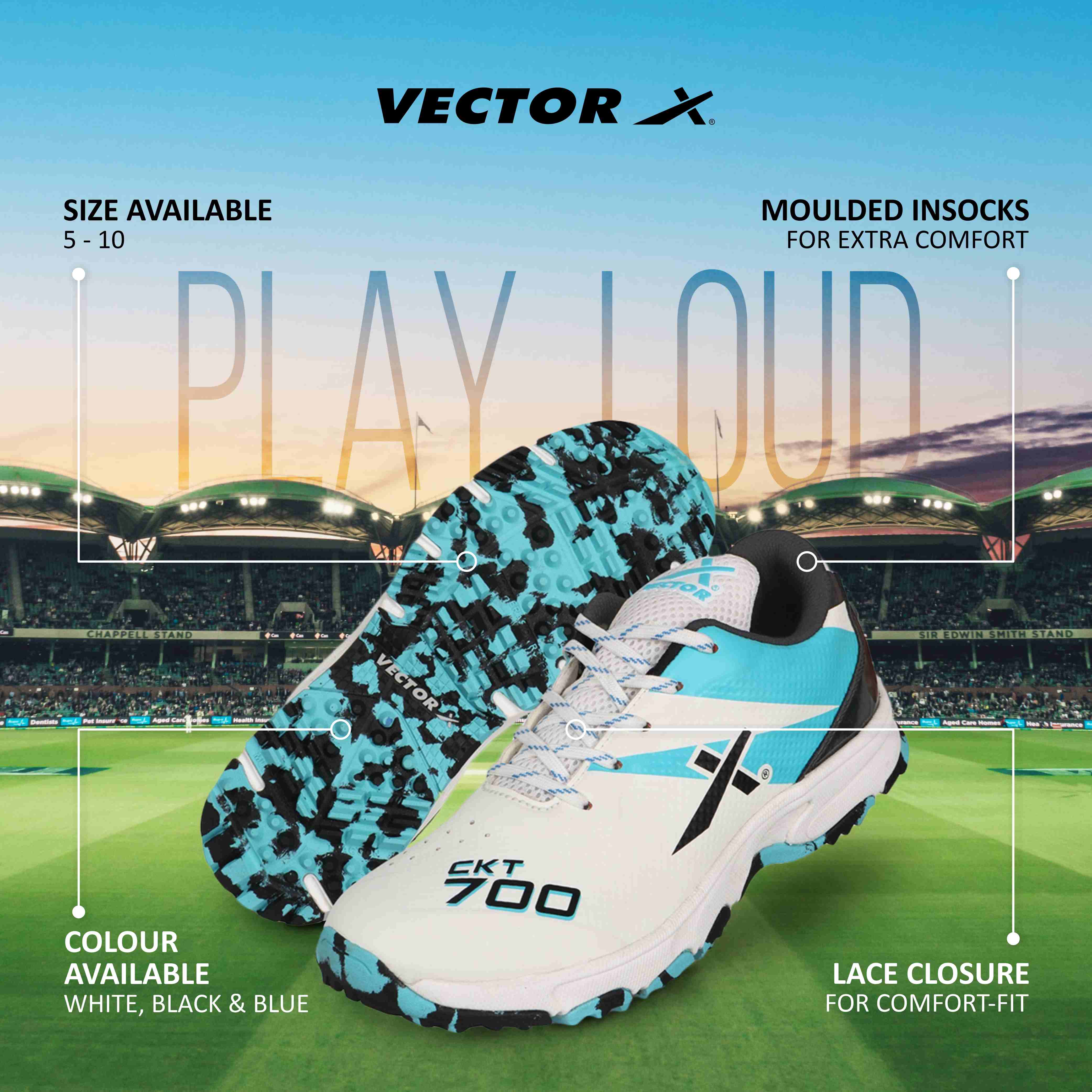 Vector X CKT-700 Cricket Shoes for Men