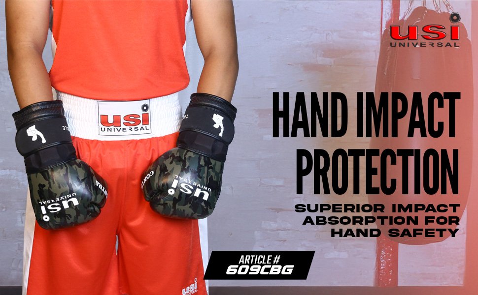 Contra Series Boxing Gloves for Training/Tournament - USI 609CBG | Kibi Sports