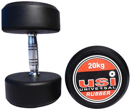 USI RDB Tough Rubber Dumbbell