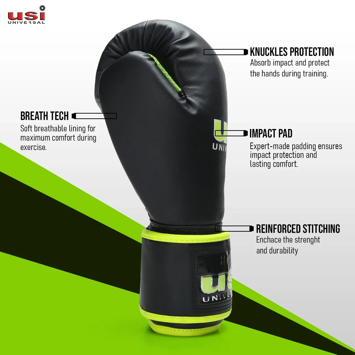 USI Universal MUAY Thai Gloves - 609MTP | Kibi Sports