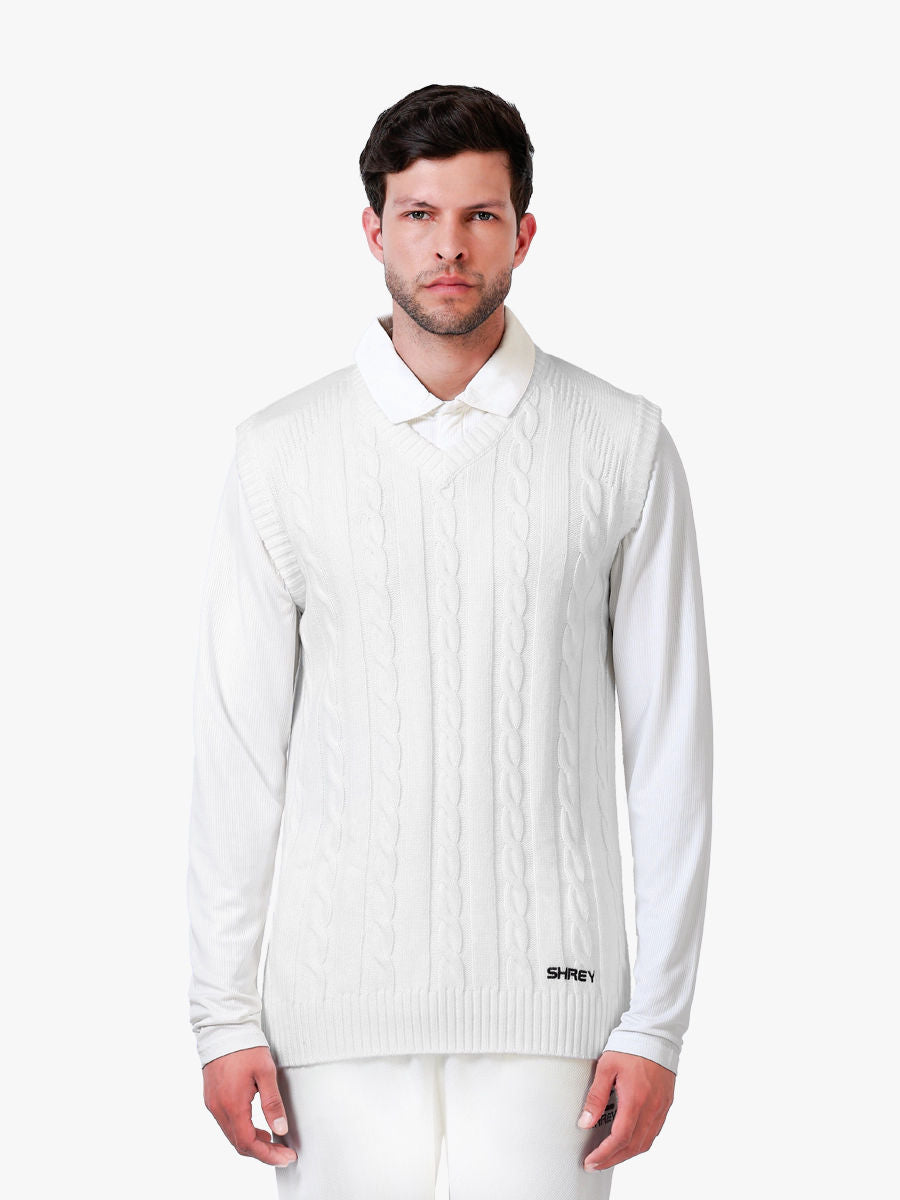 Shrey Master Knitted Slipover Unisex (Sleevesless)