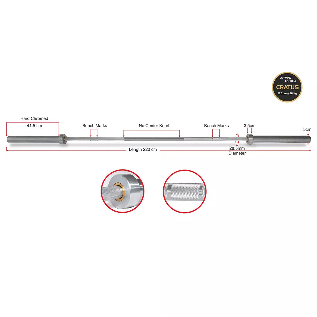 USI Cratus Olympic Barbell