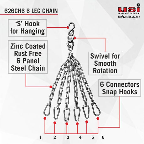 6 Leg Chain - 626CH6 USI | Kibi Sports USI