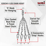 4 Leg Chain Heavy - 626CH4 USI | Kibi Sports
