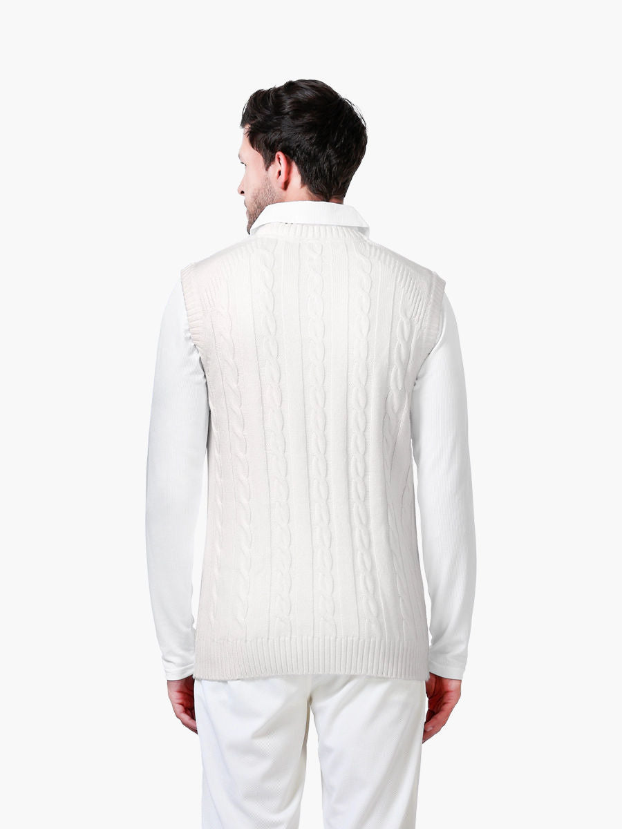 Shrey Master Knitted Slipover Unisex (Sleevesless)