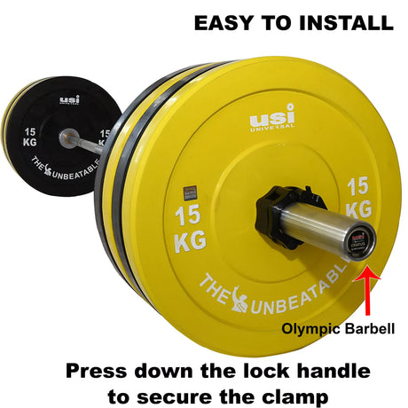 USI 733LJ Easy Lock for Olympic Barbell
