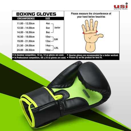 USI Universal MUAY Thai Gloves - 609MTP | Kibi Sports