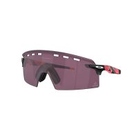 Oakley Encoder Strike Vented Sunglasses - Prizm Road Black/Giro Pink Stripes