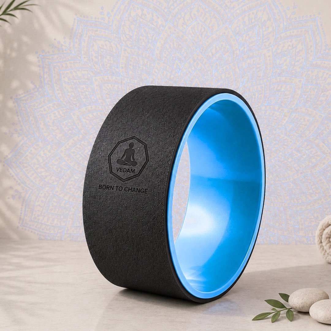 Vedam Yoga Wheel 13 x 5.5 in (Black/Sky)