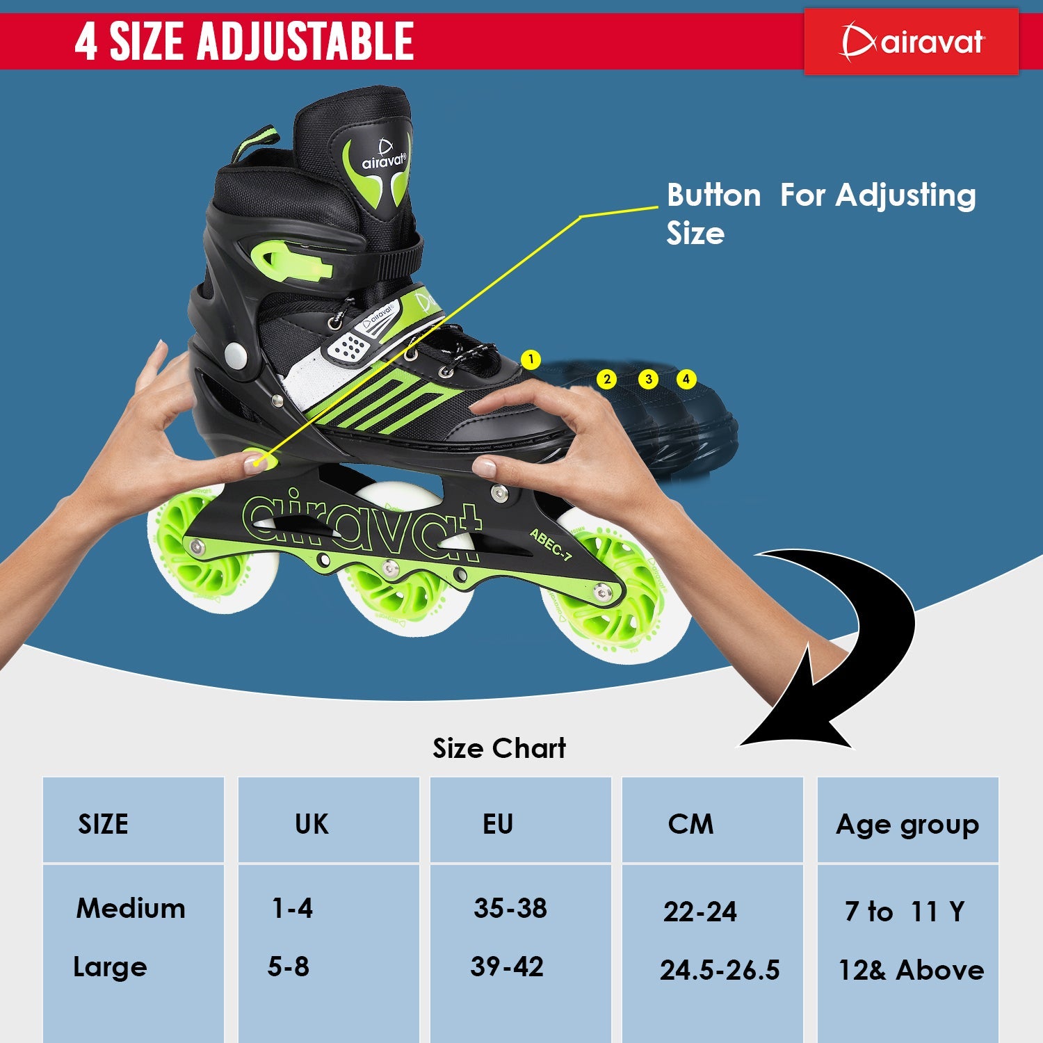 INLINE SKATE WAVE 7701