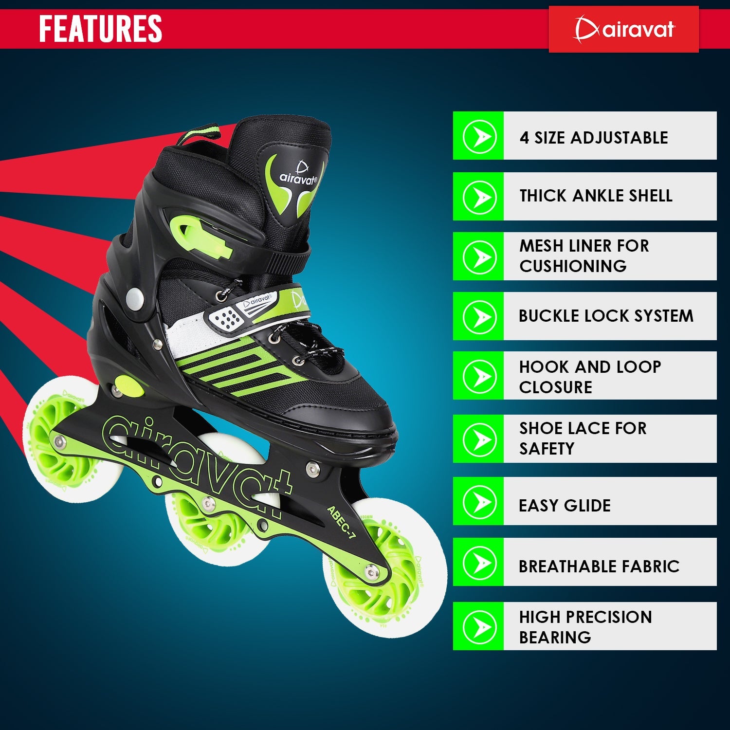 INLINE SKATE WAVE 7701