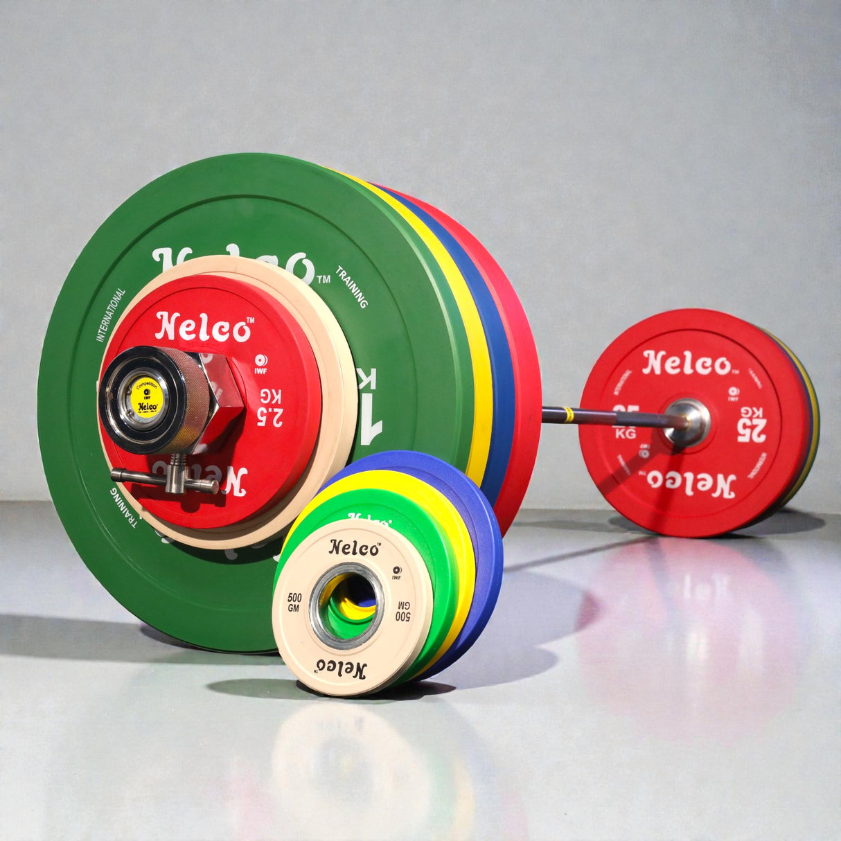 International Training Barbell Set Women – 185kg (IWF Certified)