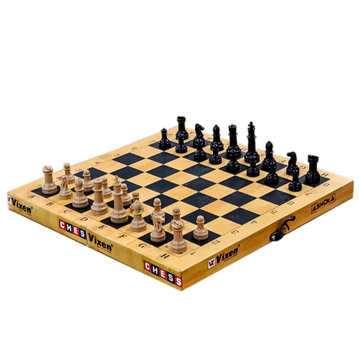 VIXEN CHESS BOARD FOLDABLE ASHOKA  WITH MAGNETIC COINS