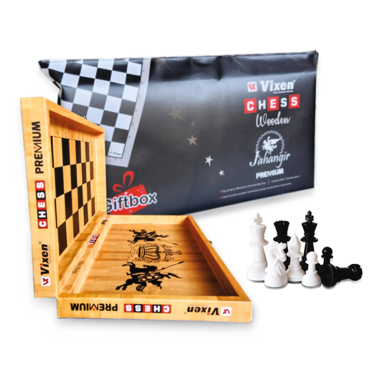 VIXEN CHESS BOARD FOLDABLE TMQ CHESS MASTER COINS