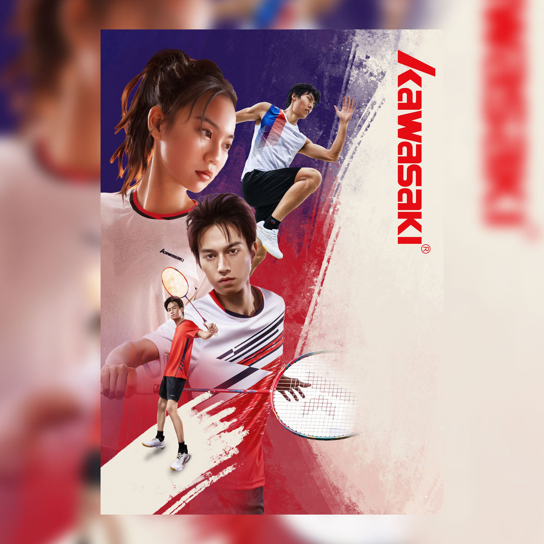 Nezer 19 II Unstrung Badminton Racket(Red/Green)-3U/G1