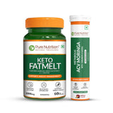Weight Management Combo: Keto Fatmelt + ACV Moringa Effervescent - Nutrition by Pure Nutrition