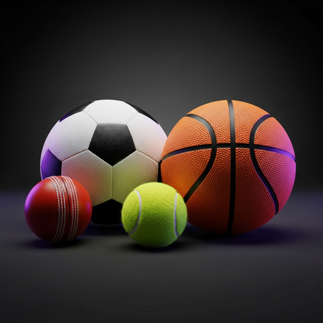 Assorted sports balls collection by KIBI Sports India