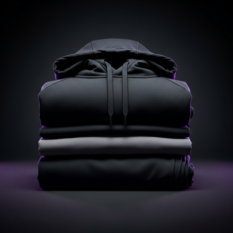Folded athletic sportswear apparel by KIBI Sports India
