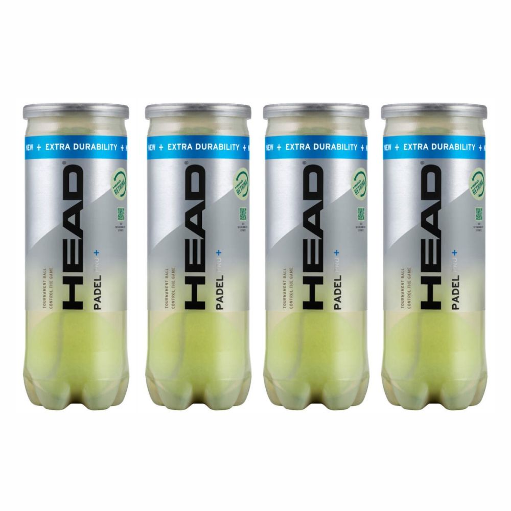 HEAD Padel Pro+ Ball Dozen (12 Balls)